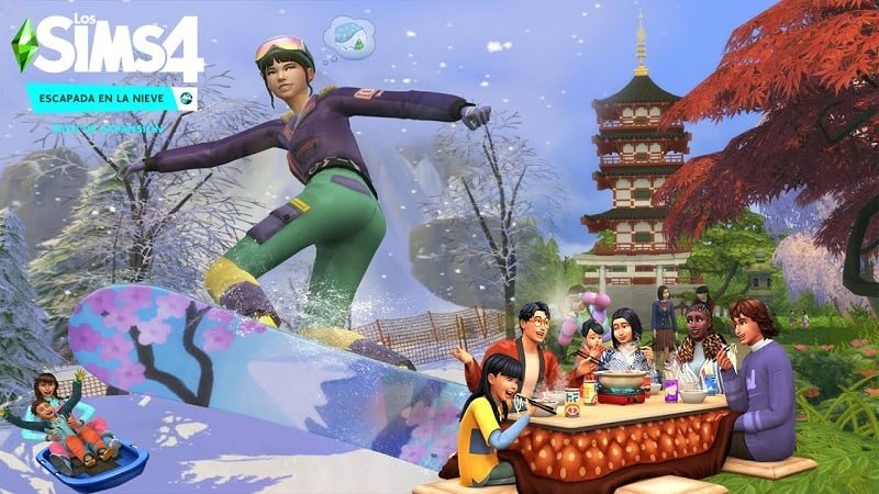 Los Sims 4 Escapada en la Nieve gratis PC/MAC